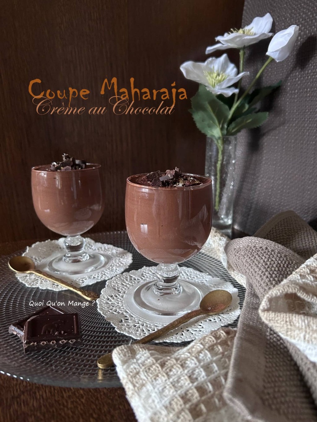 Coupe du Maharaja - Crème au Chocolat