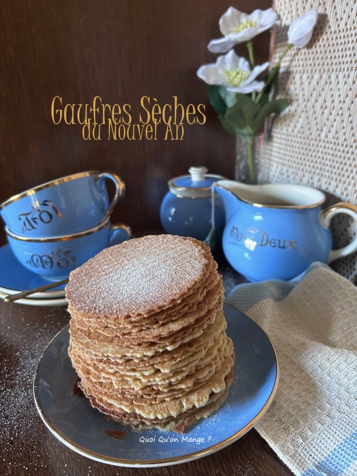 Gaufres Sèches - Gaufrettes du Nouvel An