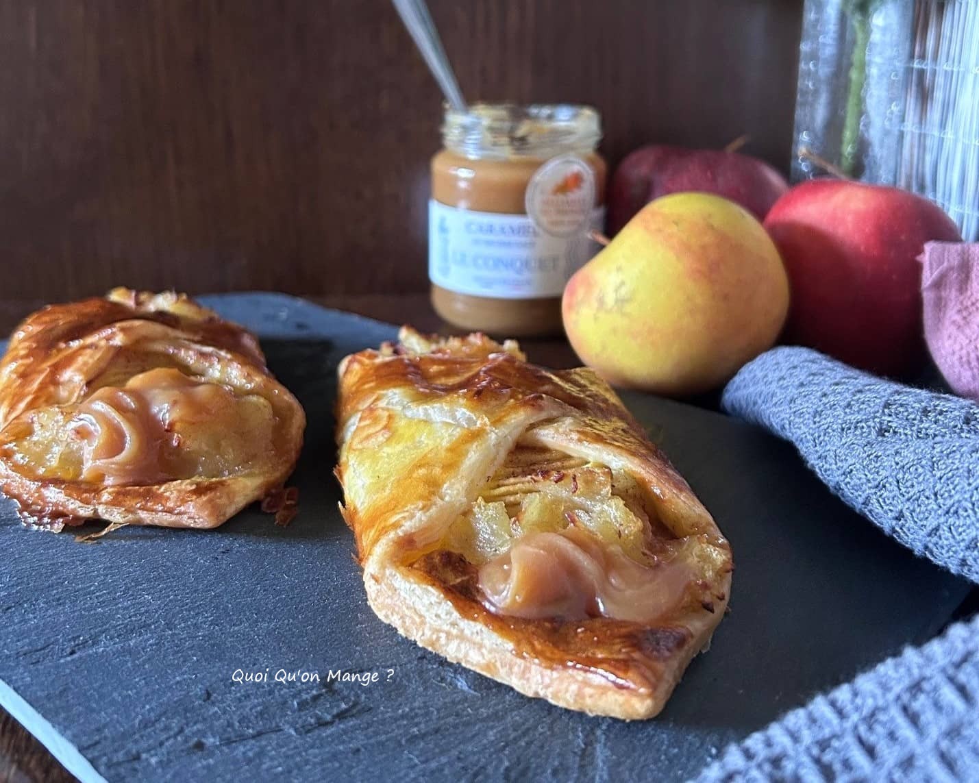 Feuilletés Pommes et Caramel au Beurre Salé  [pour un dimanche&nbsp;gourmand]
