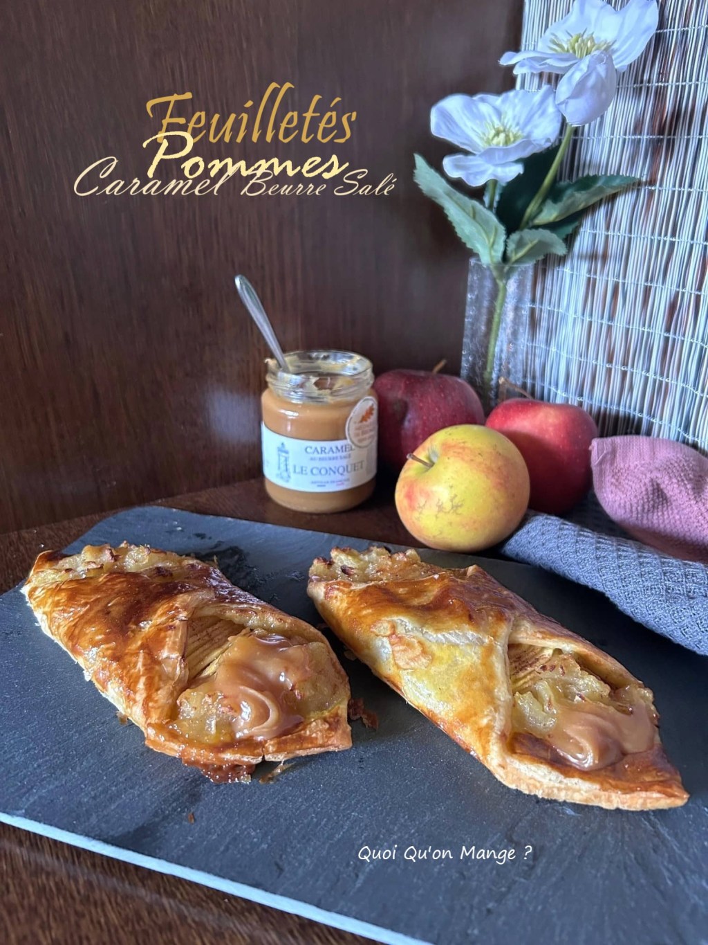 Feuilletés Pommes et Caramel au Beurre Salé  [pour un dimanche&nbsp;gourmand]