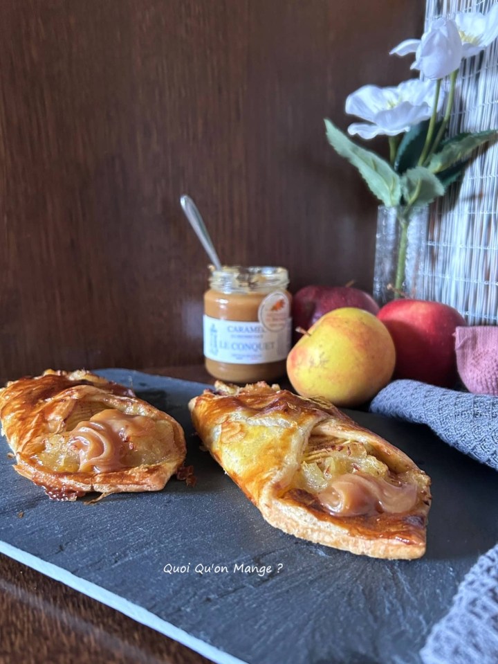 Feuilletés Pommes et Caramel au Beure Salé