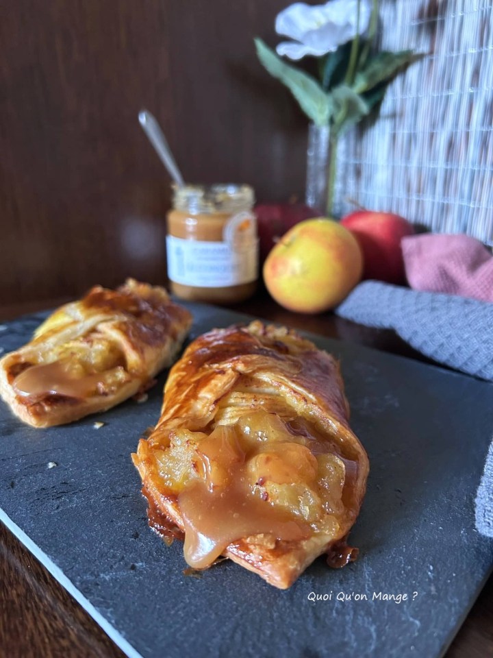 Feuilletés Pommes et Caramel au Beure Salé