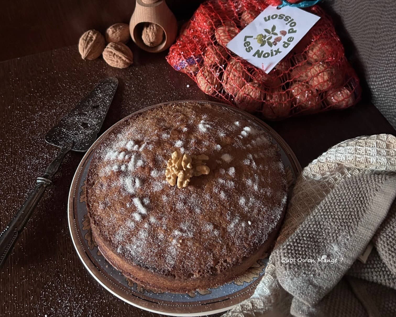 Gâteau moelleux aux Noix  [fait maison une délicieuse&nbsp;recette]