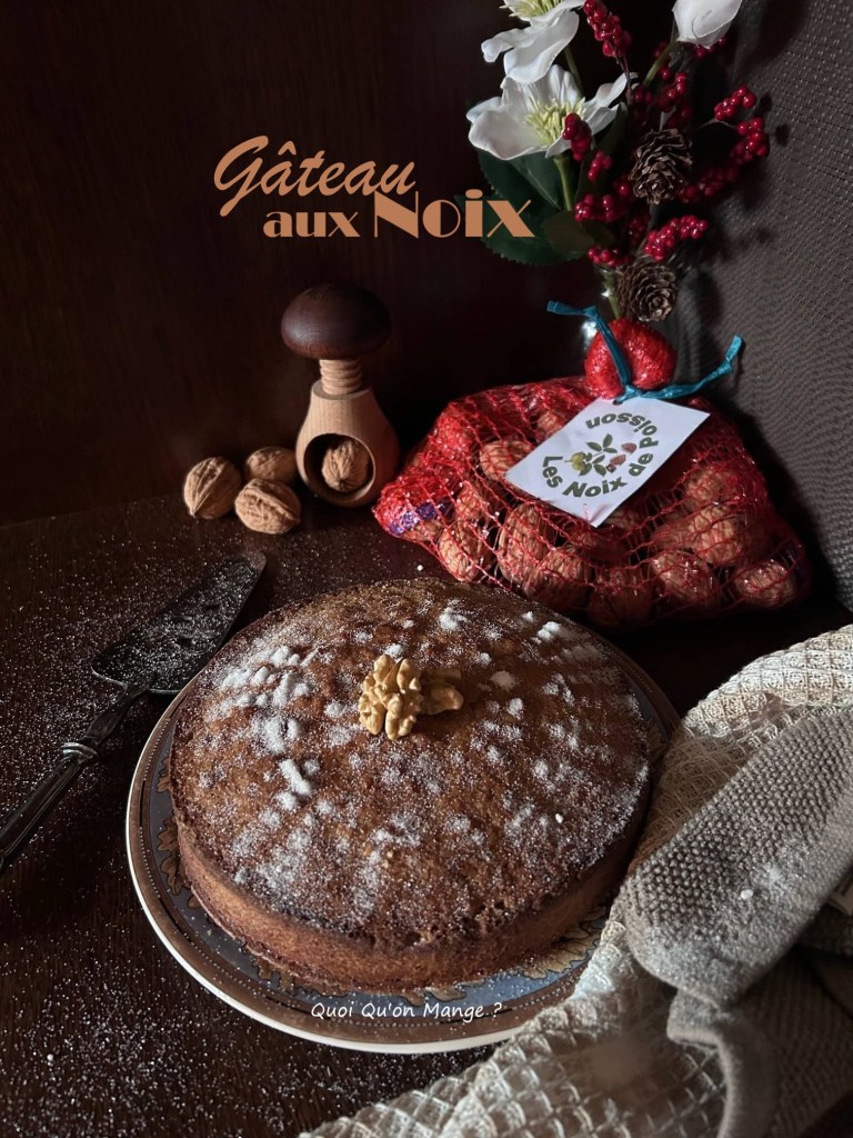 Gâteau Moelleux aux Noix