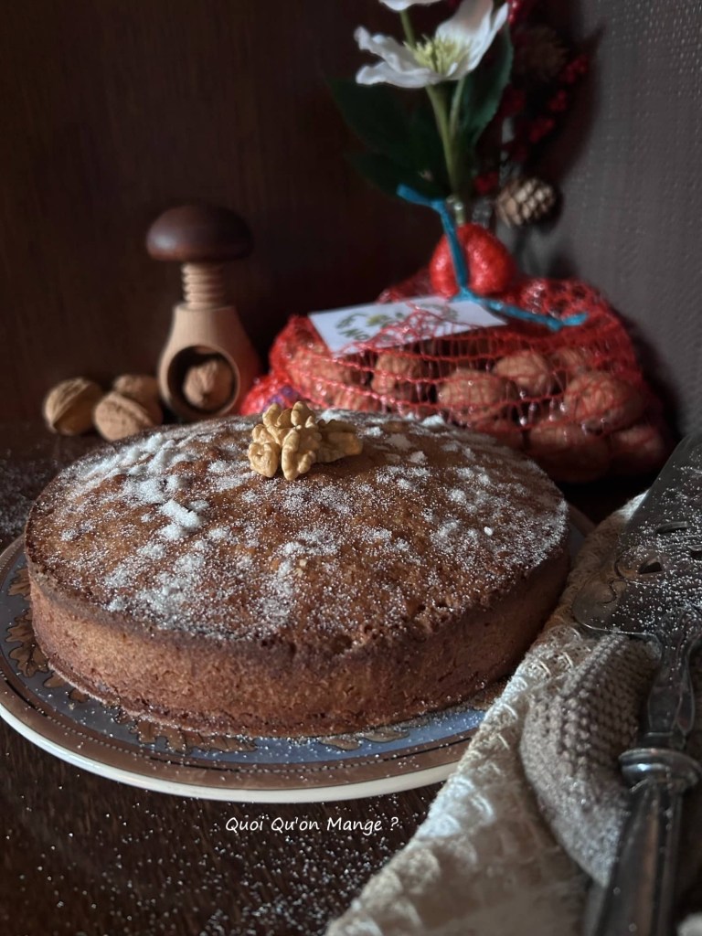 Gâteau Moelleux aux Noix