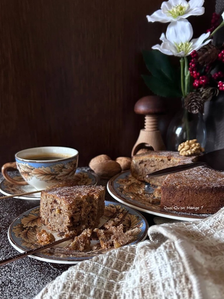 Gâteau Moelleux aux Noix