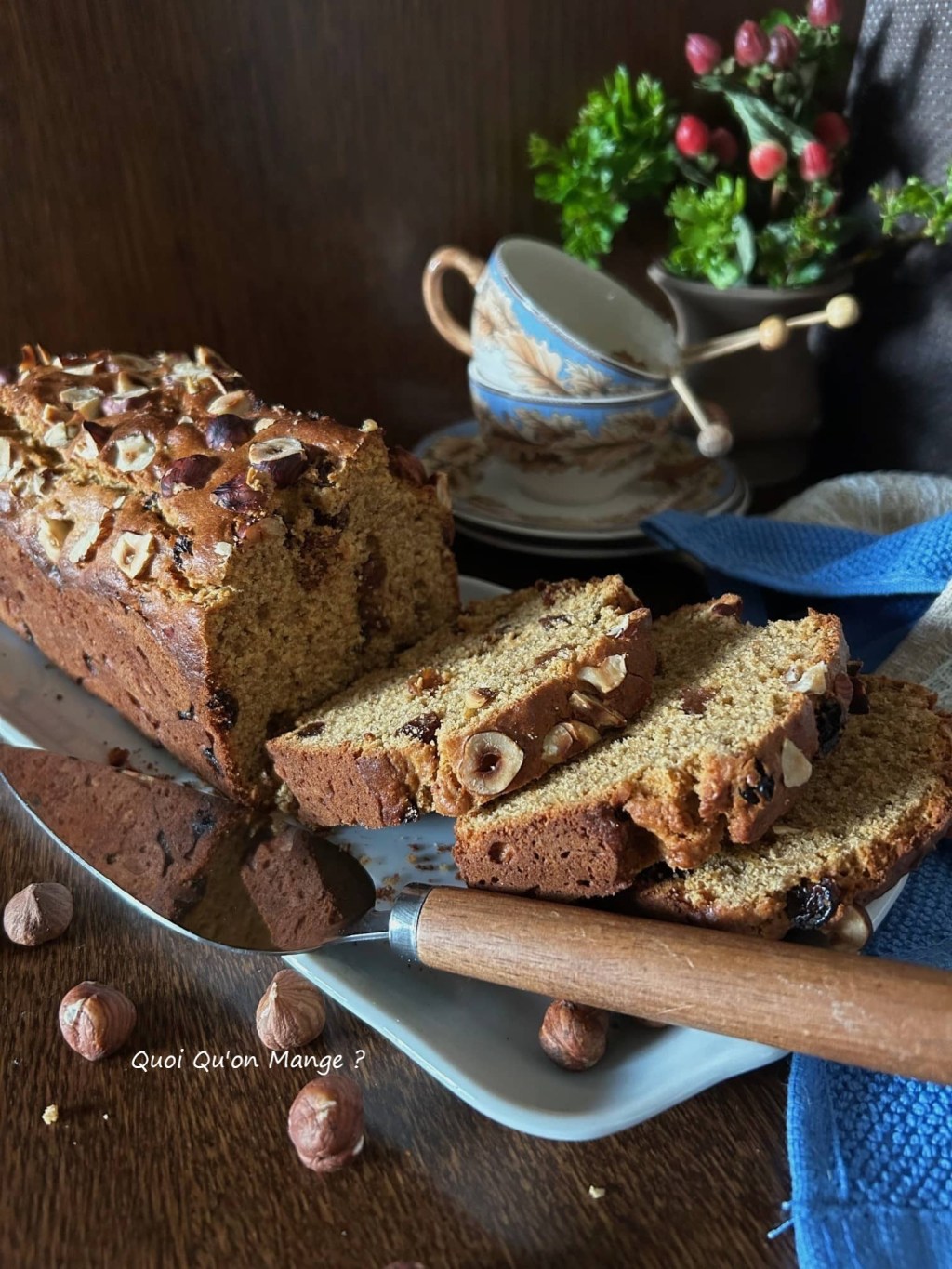 Gâteau aux Bananes et Raisins Secs