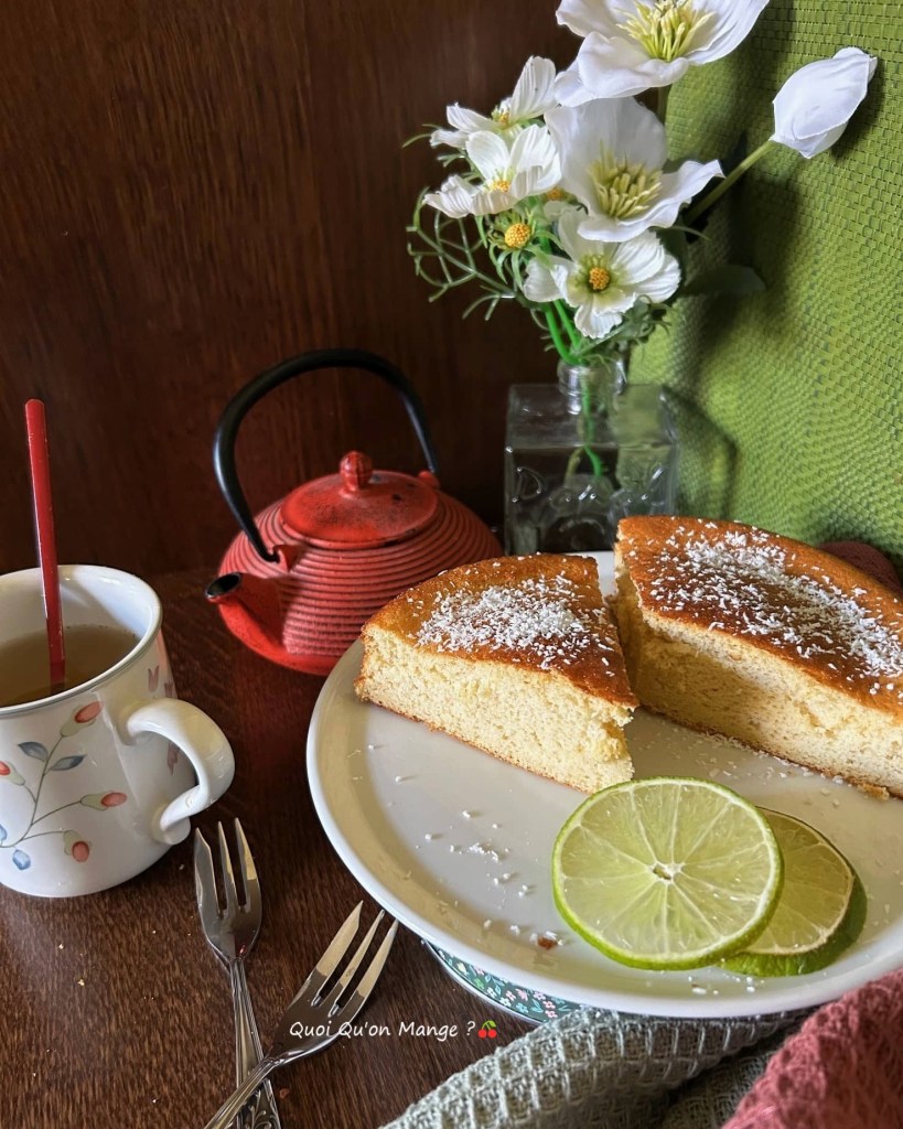 Gâteau à la Cuiller au Citron Vert [sans lactose]