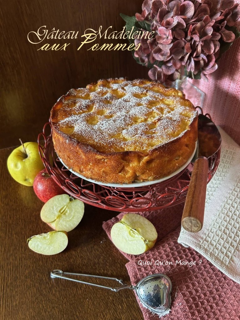 Gâteau Madeleine aux Pommes