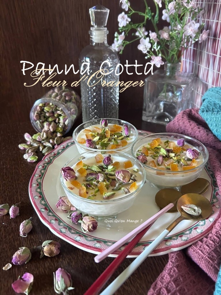 Panna Cotta à la Fleur d'Oranger