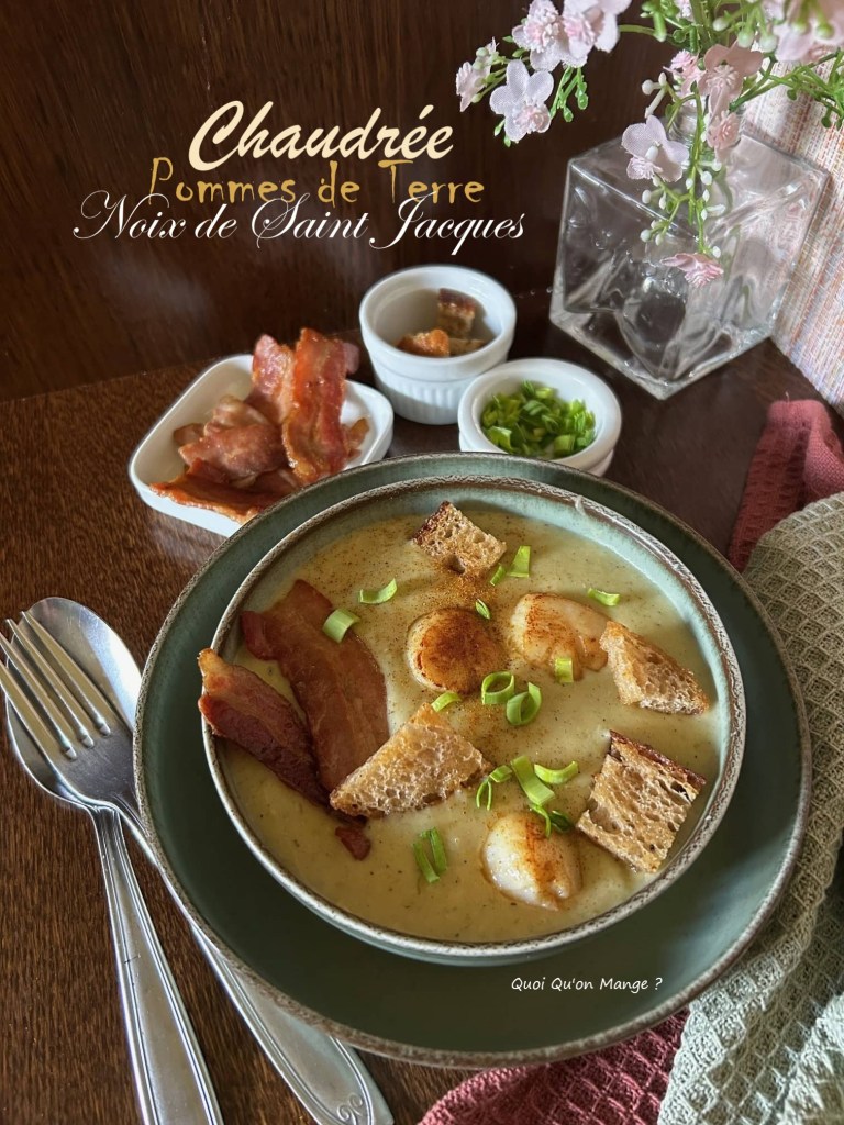 Chaudrée de Pommes de Terre & Noix de Saint Jacques