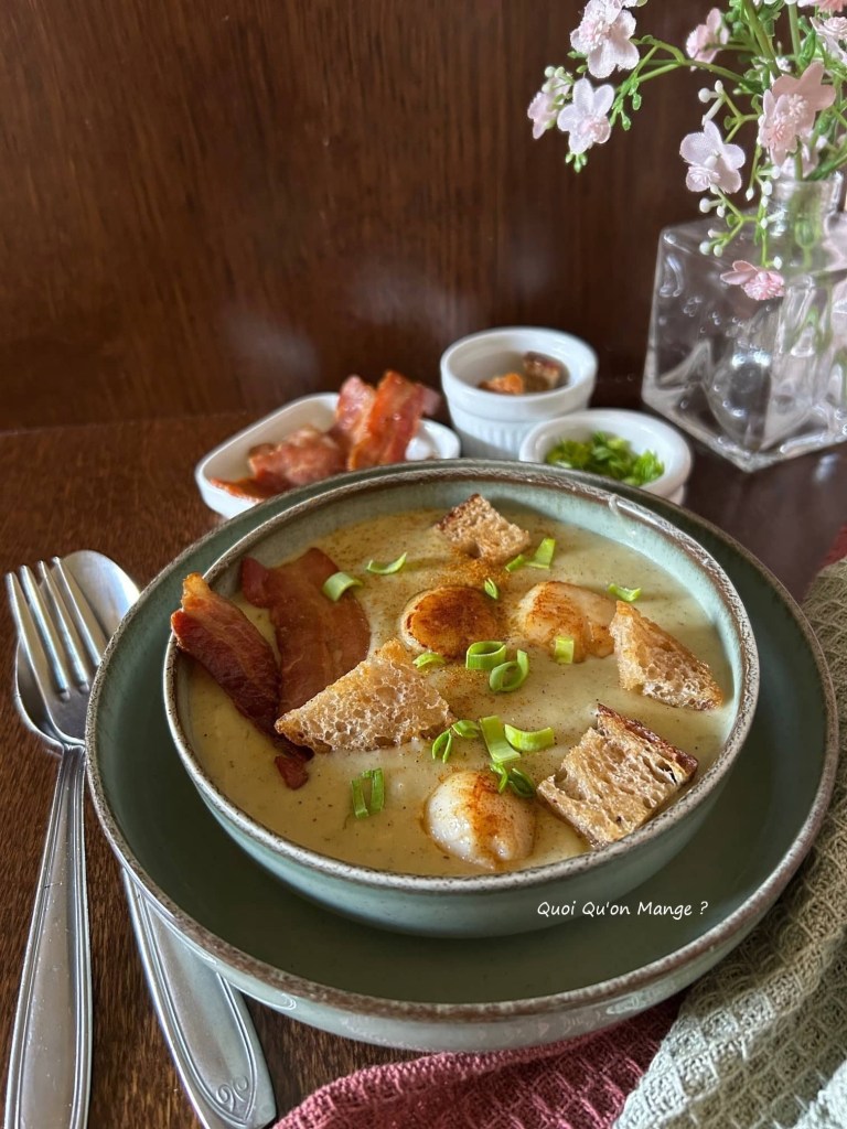 Chaudrée de Pommes de Terre & Noix de Saint Jacques
