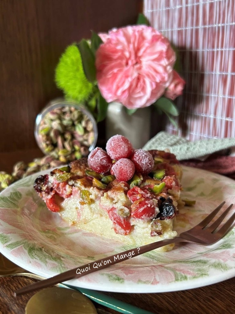 Clafoutis Griottes Pistaches