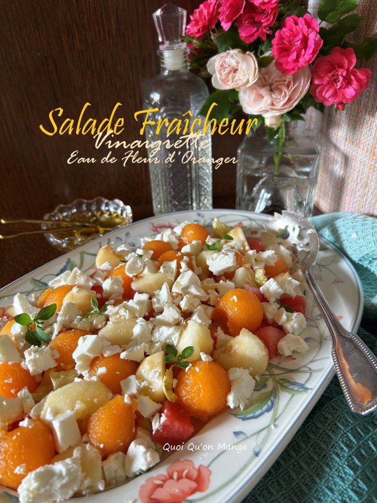 Salade Fraîcheur - Vinaigrette Fleur d'Oranger de Yotam Ottolenghi