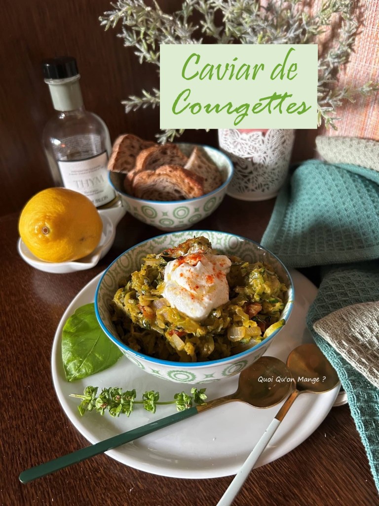 Caviar de Courgettes