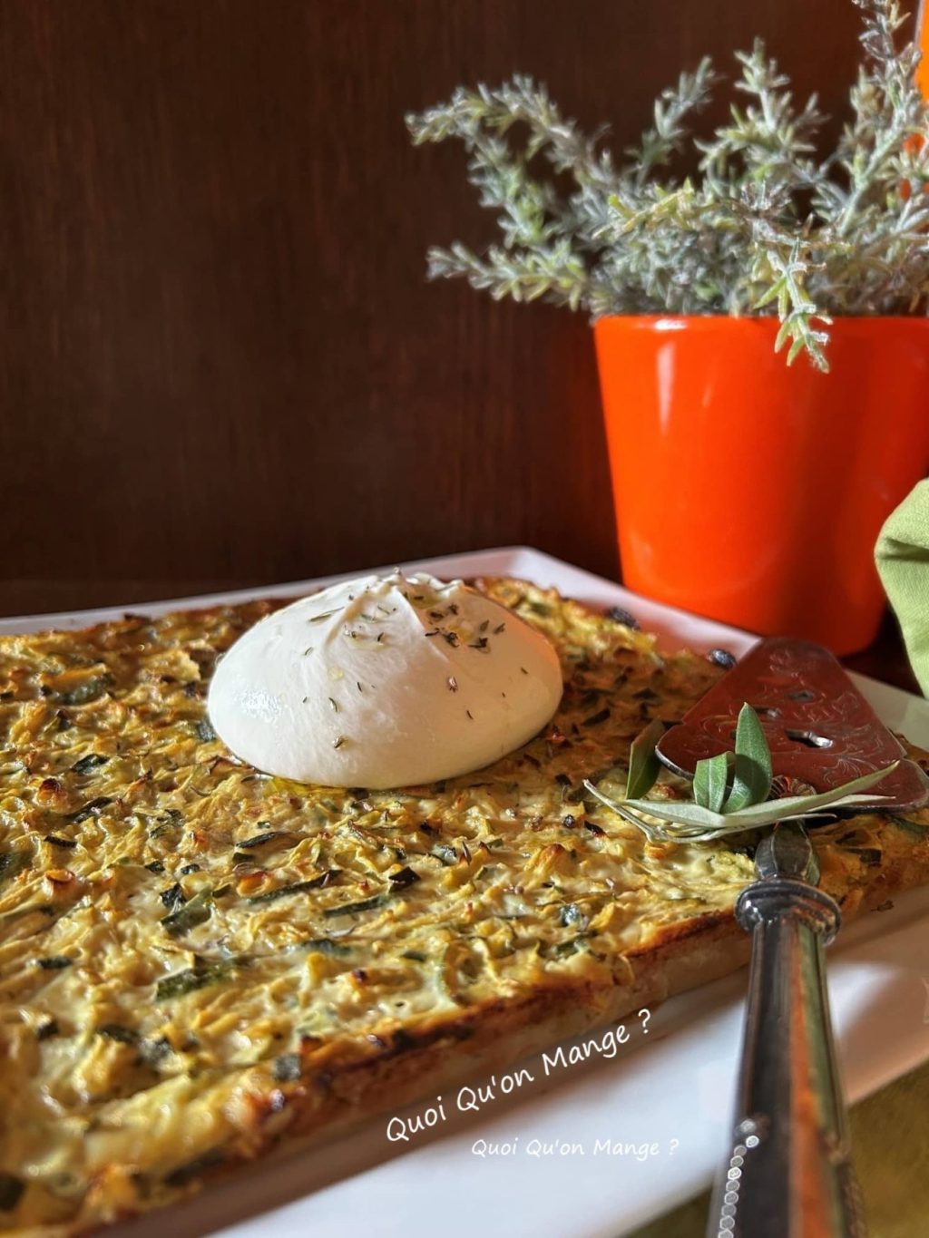 Scarpaccia | Galette de Courgettes au Parmesan