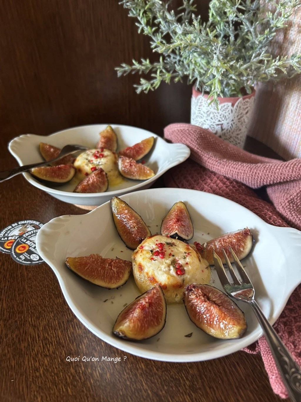 Figues fraîches et Fromage de Chèvre gratiné | Si facile tellement délicieux&nbsp;!