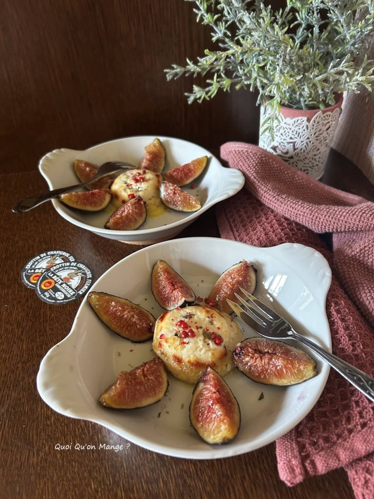 Figues Fraîches & Fromage de Chèvre gratiné