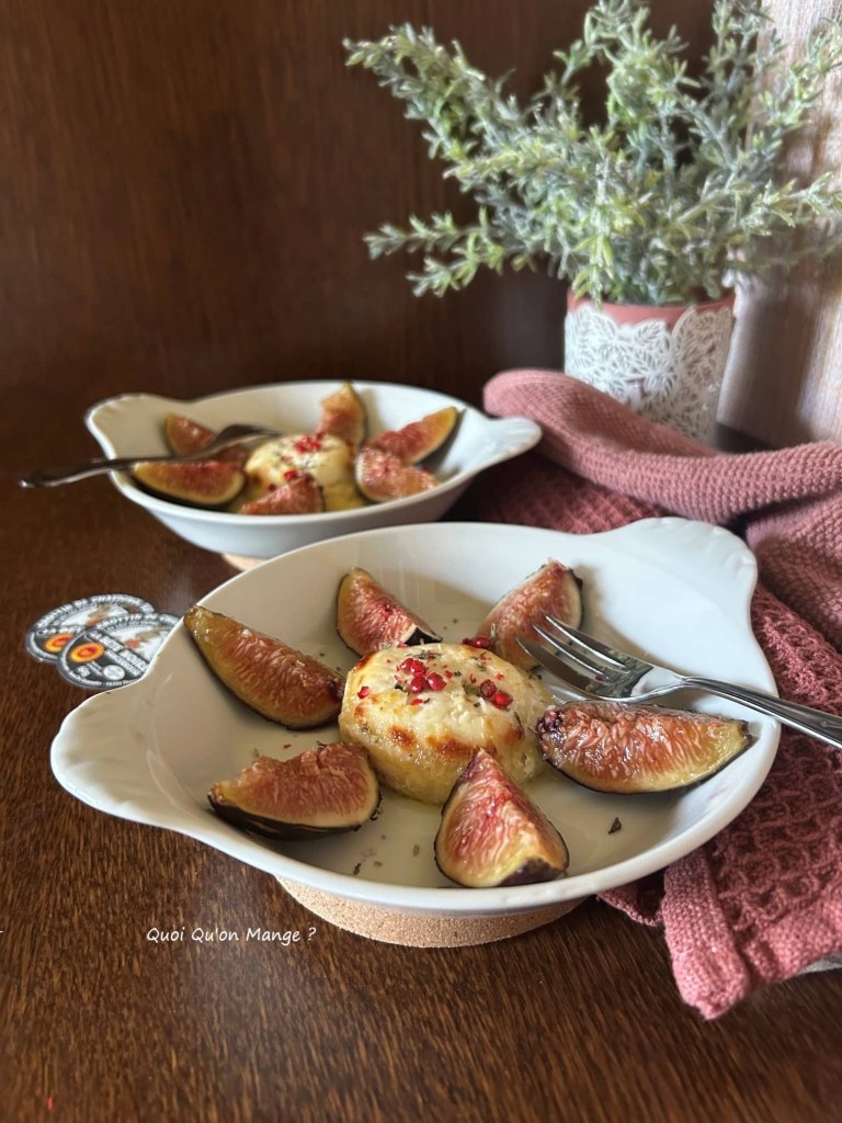 Figues Fraîches & Fromage de Chèvre gratiné