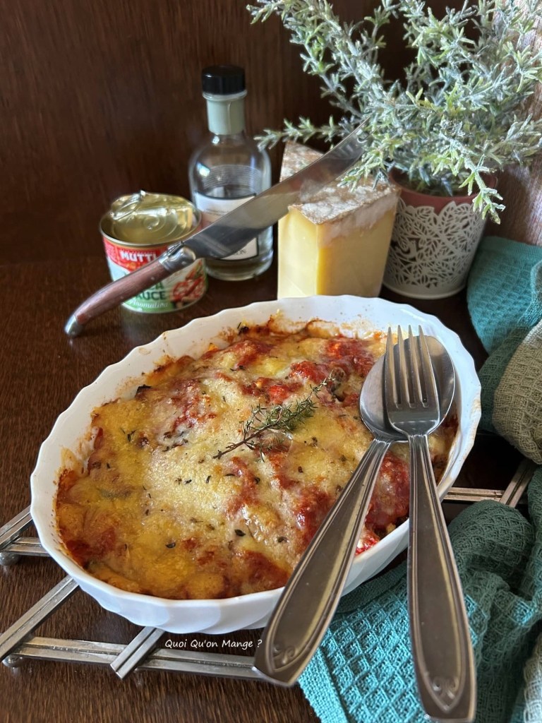 Gratin Aubergines - Tomates - Feta - Comté