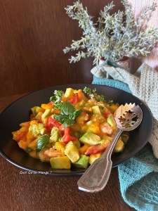 Salade Ceviche Mangue&nbsp;Crevettes