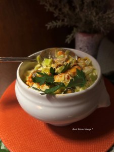 Moules de Bouchot et Poireaux à la Crème Safranée