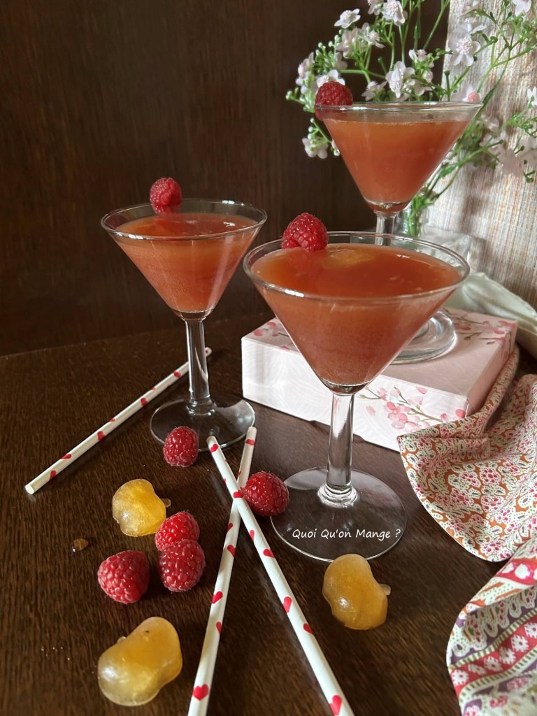 Cocktail Cidre Rosé - Pomelo & Framboises